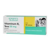 Vitaminum B6 Teva 50mg 50 tabl