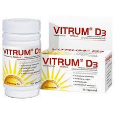 Vitrum D3 kaps. 0,02 5 mg D3 1000j.m 120 kapsułek